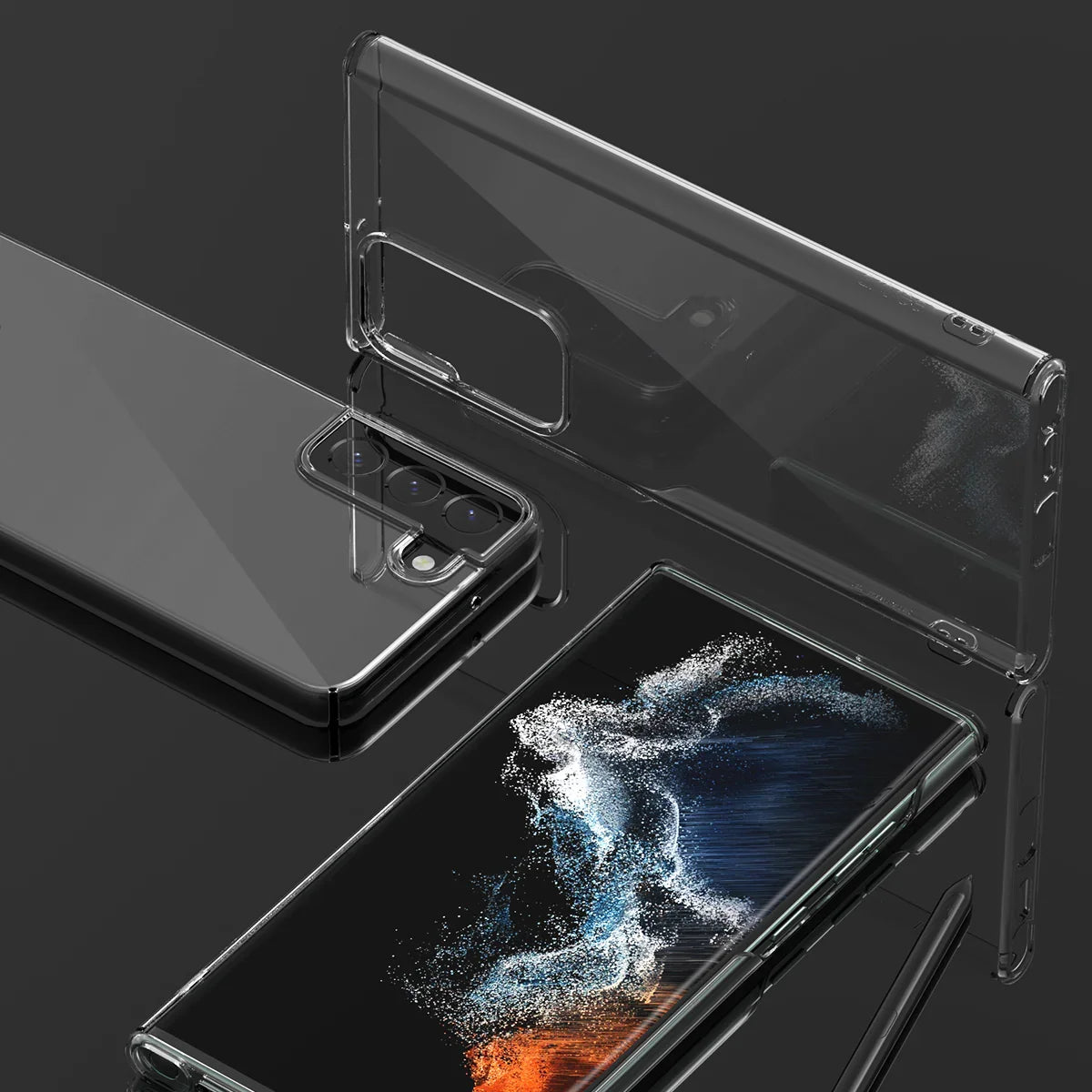 Araree Nukin Case For Samsung Galaxy S22 Ultra - Clear - Tashqila Araree Nukin Case For Samsung Galaxy S22 Ultra - Clear - Tashqila